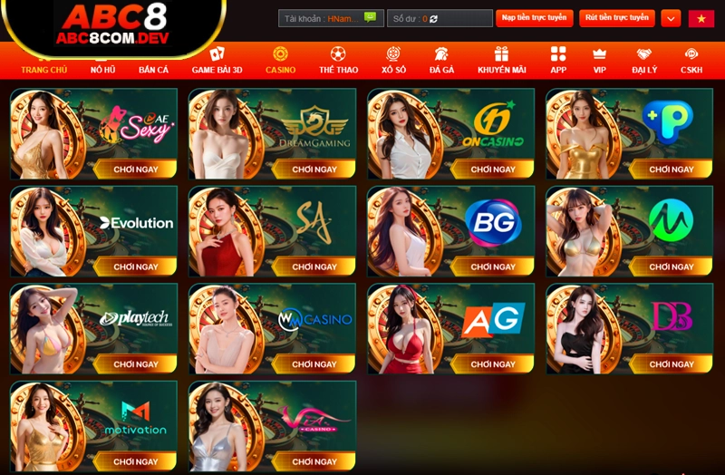 Sơ lược Casino ABC8