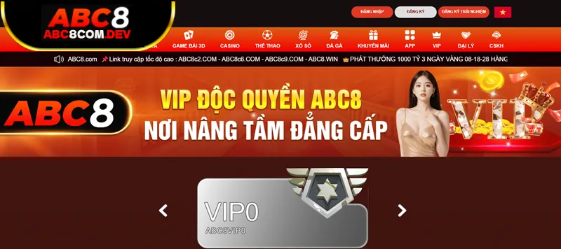 Độ uy tín của ABC8