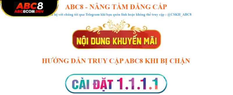 Lưu ý khi nhận khuyến mãi ABC8