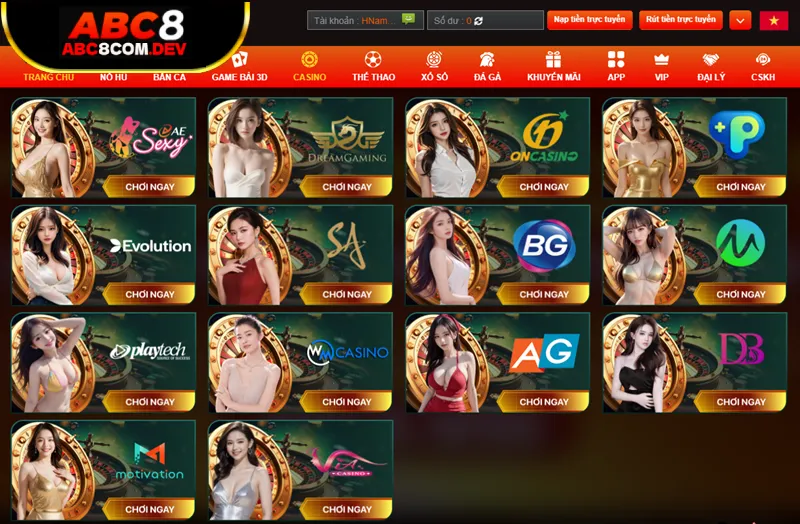 Sơ lược Casino ABC8